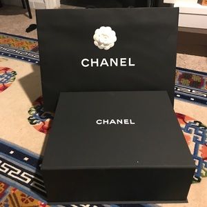 Chanel magnet box with bag.
